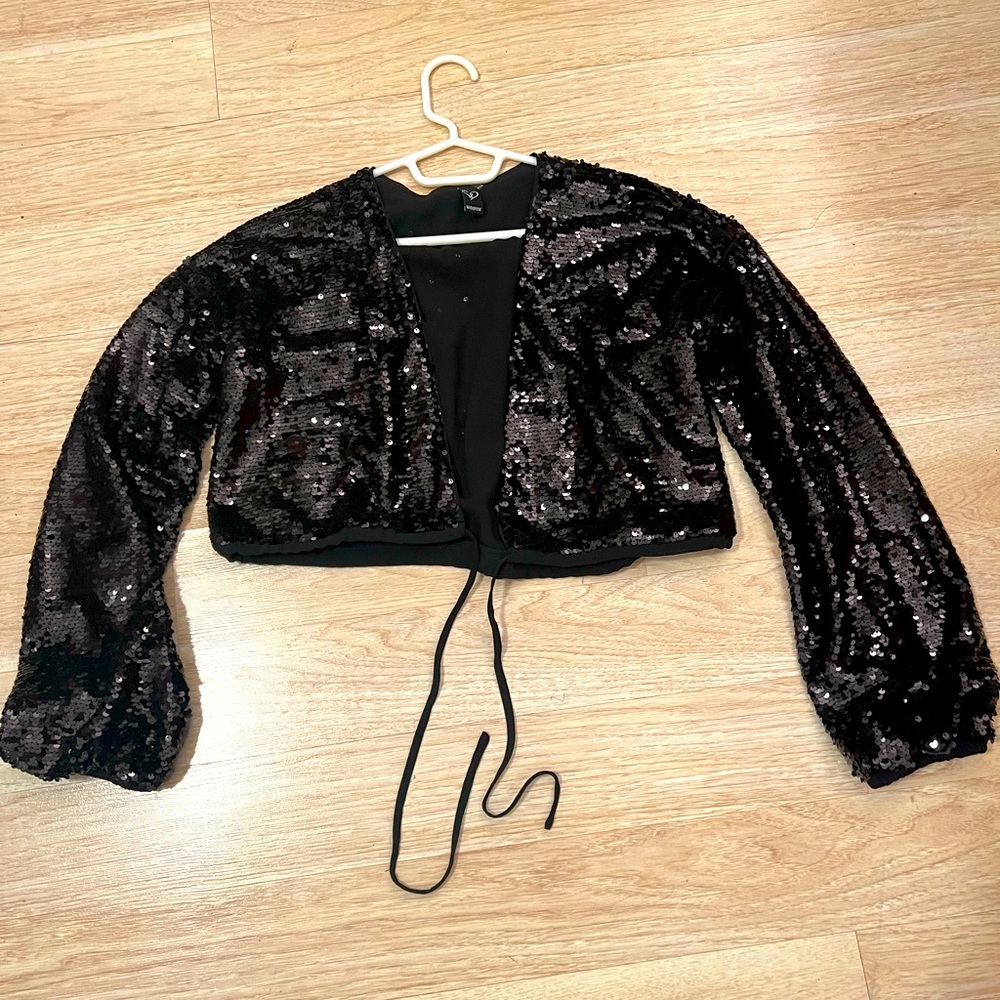 Windsor Sequence Crop Jacket Size S-M - image 1